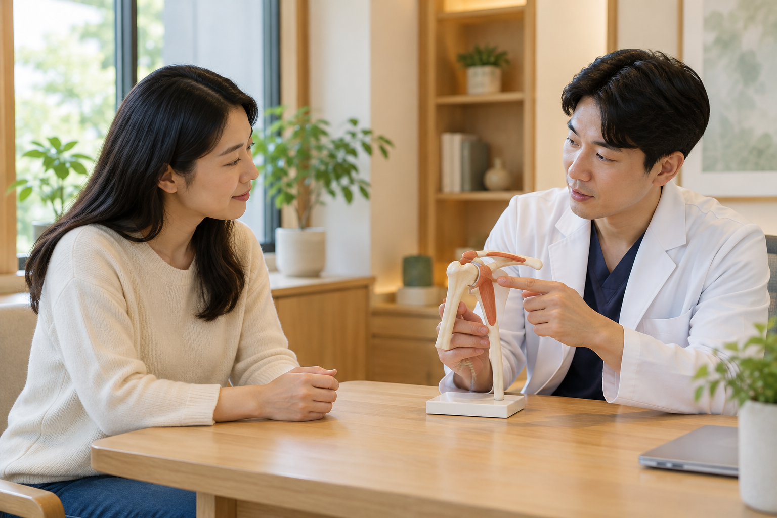경산 어깨통증 한의원 — 어깨 상담에 관한 AI 설명용 이미지